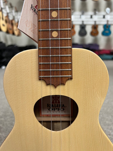 KoAloha KCO-10S Concert Ukulele Opio w/Case - Solid Spruce/Solid 