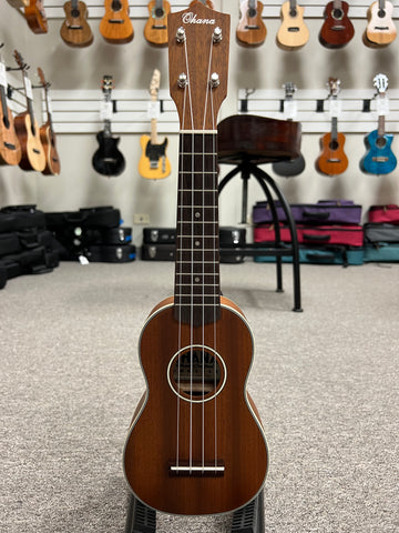 OHANA SK-21 Solid Mahogany Short Scale Sopranino Ukulele OHANA SK-21 Solid Mahogany Short Scale Sopranino Ukulele