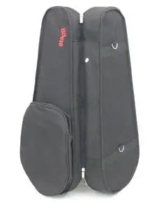 Stagg Black Tenor Ukulele Polyfoam Case w/Shoulder Straps - HGB-2UK-T