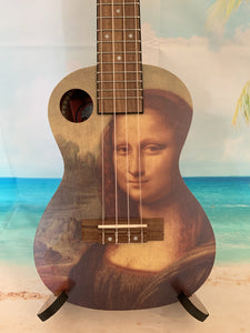 AMAHI Mona Lisa Concert Ukulele w/Case - Mahogany UKC-3DA12 - Aloha City Ukes