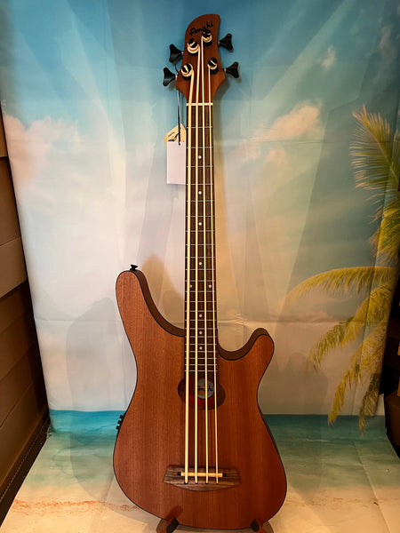 AMAHI UB-BASS01 Mahogany Electric Ukulele Bass - Aloha City Ukes