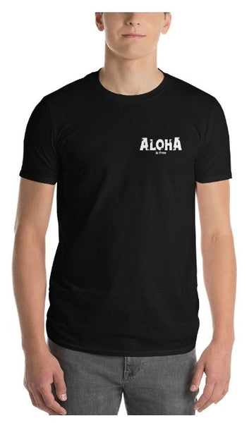 Aloha City Ukes / Aloha is Free T-Shirt - Logo Back - Black - Aloha City Ukes