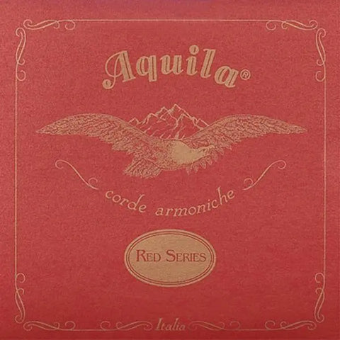 Aquila Baritone Strings - Red - Aloha City Ukes