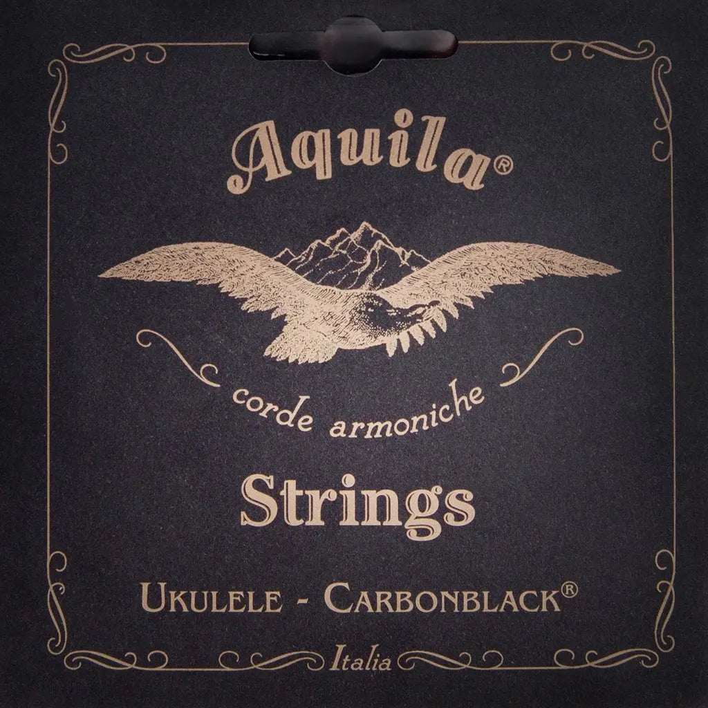 Aquila Soprano Ukulele Strings - Carbon Black - AQ-CB-S - Aloha City Ukes