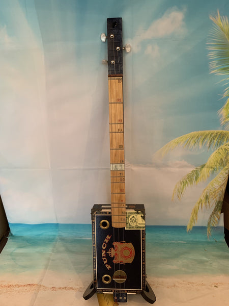 Cigar Box Electric Ukulele/Guitar/Dulcimer - 3 String - Heaven Forbid  - Aloha City Ukes
