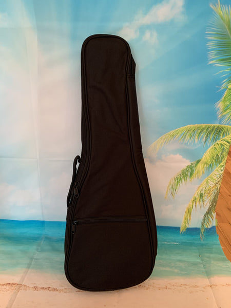 Concert Ukulele Bag - Kala Concert Ukulele Padded Case Bag Black w/Shoulder Straps and Pocket - UB-C - Aloha City Ukes