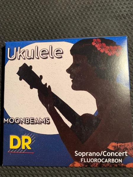 DR Fluorocarbon Ukulele Strings - Moonbeams - Soprano/Concert - Aloha City Ukes