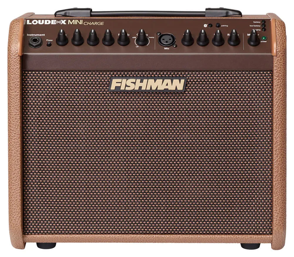 Fishman Loudbox Mini Charge Amplifier w/Bluetooth - Battery Powered 2  Channel Amp/PA