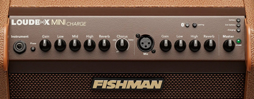 Fishman Pa Fishman Loudbox Mini Charge Amplifier w/Bluetooth - Battery Powered 2 ...