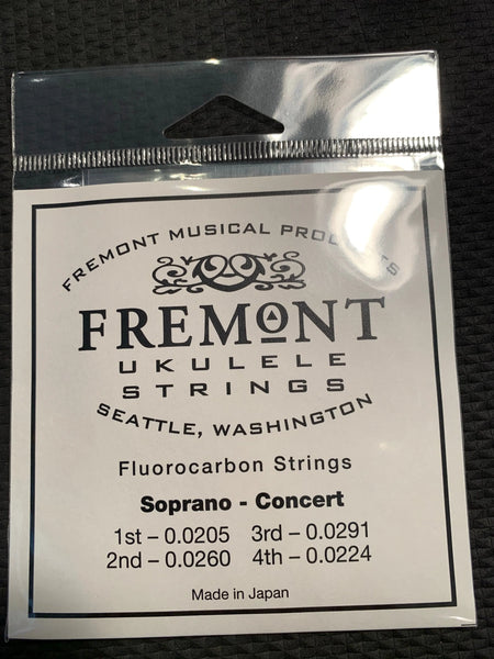 Fremont Soprano/Concert Clear Flurocarbon Ukulele Strings - High G Set - Aloha City Ukes