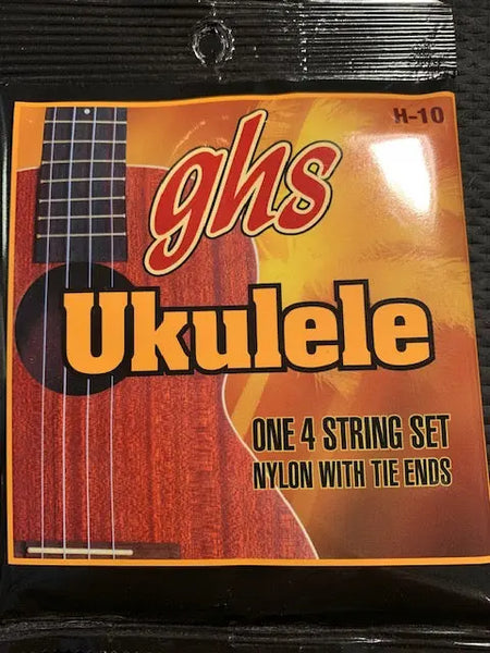 GHS Ukulele Strings Black - Nylon - Soprano/Concert - Aloha City Ukes