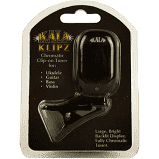 KALA Klipz Clip On Tuner Black - Headstock Uke Tuner  KK-BK - Aloha City Ukes