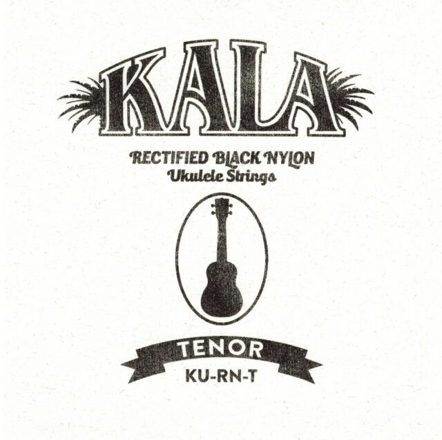 KALA Rectified Black Nylon Tenor Ukulele Strings - Low G - Aloha City Ukes