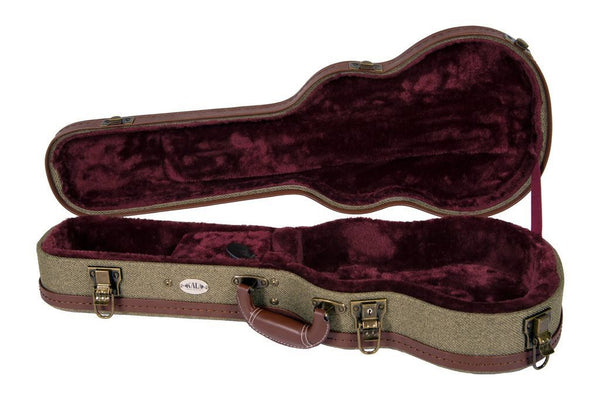 KALA Concert Ukulele Case - Archtop Olive Tweed - OTC-ATC - Aloha City Ukes