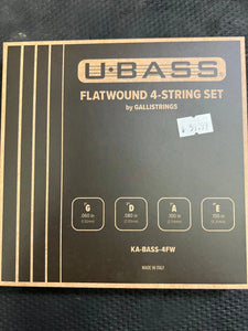 Kala UBass Flatwound 4 String Set by Gallistrings -  KA-BASS-4FW - Aloha City Ukes