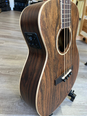 LANIKAI FB-EBU Figured Bocote Acoustic/Electric Bass w/Case