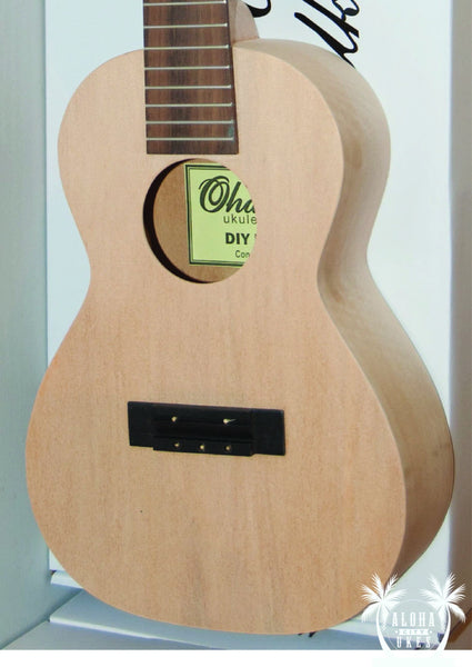 OHANA CK-10KIT Build Your Own Concert Ukulele Kit - DIY - Paint Your Own Design - Aloha City Ukes
