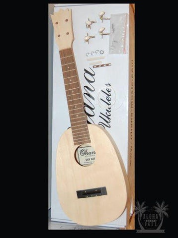 thumbnail image 2 of DIY Ukulele Kit - 23 Inch Basswood Build-Your-Own Ukulele With Rosewood Fretboard For Beginners 2 of 6