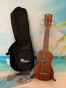 OHANA SK-10PAK Soprano Ukulele Pack - Everything You Need To Play Today - Aloha City Ukes