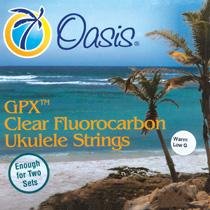 Oasis Ukulele Strings Fluorocarbon Low G - Double Set - All Sizes - Aloha City Ukes
