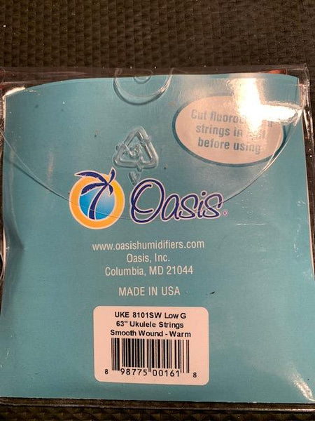 Oasis Ukulele Strings Low G Smooth Wound Fluorocarbon - All Sizes -  UKE 8101SW - Aloha City Ukes