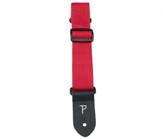 Perri's Ukulele Strap - Adjustable - Red Polyester - Aloha City Ukes