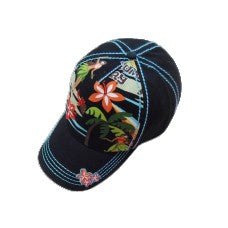 Retro Fabric Hawaii Hat - Hawaii Cap - Aloha City Ukes
