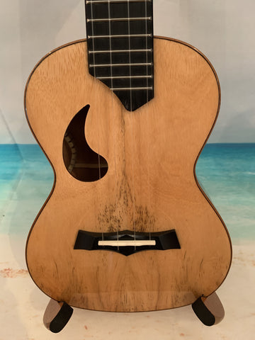 SNAILUKES 23 inch Ukulele SNAIL BH-1C Yukulele Spalted Maple Wood Hawaii  Guitar With Bag/Tuner/Capo/Picks/Strap