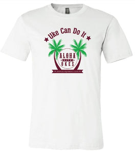 Aloha City Ukes - Super Soft - Uke Can Do It - T-Shirt -  Tan or White Color - Aloha City Ukes