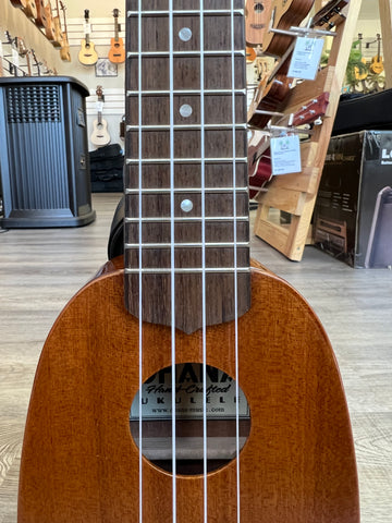 OHANA TTPK-25G Solid Mahogany Sopranissimo Pineapple Ukulele