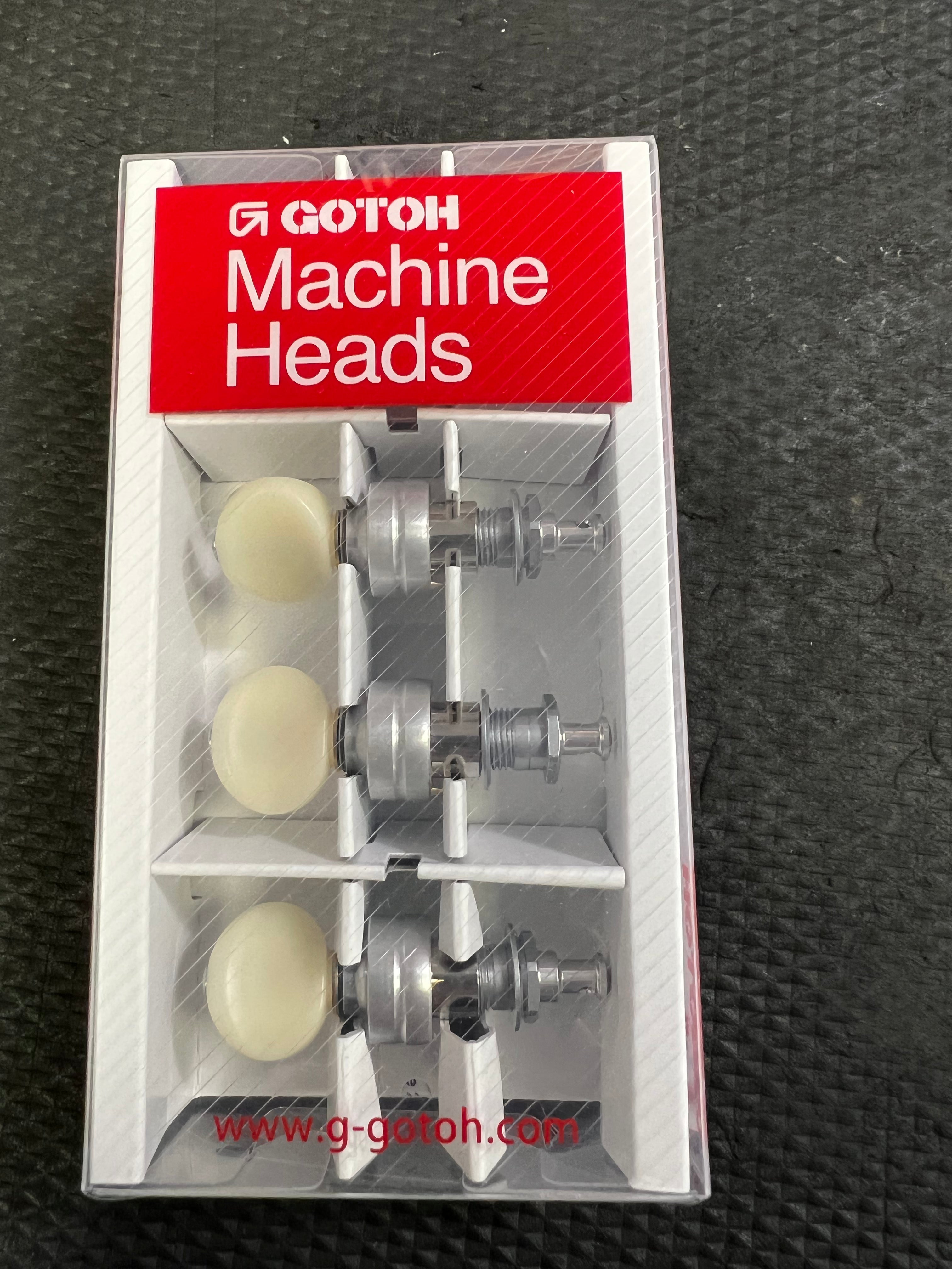 Sintonizzatori Ukulele Gotoh GOTOH UPT UBN B Nero [Pulsante Bianco/B - Foto 7