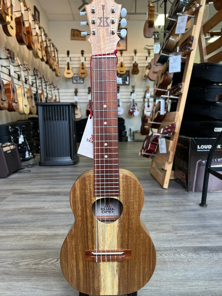 KoAloha KTO-G6 Solid Acacia Opio Guitalele Ukulele - 6 String Guitarle - Aloha City Ukes