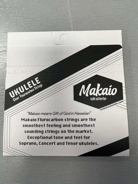Makaio Fluorocarbon Ukulele Strings - High G Set - Soprano, Concert, Tenor - Aloha City Ukes