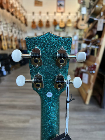 KALA KA-SPARK-AQUA Concert Ukulele - Aquamarine Retro Sparkle