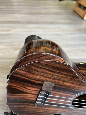 KALA KA-PX-EBY-T Premier Exotic Ebony Tenor Ukulele - Aloha City Ukes