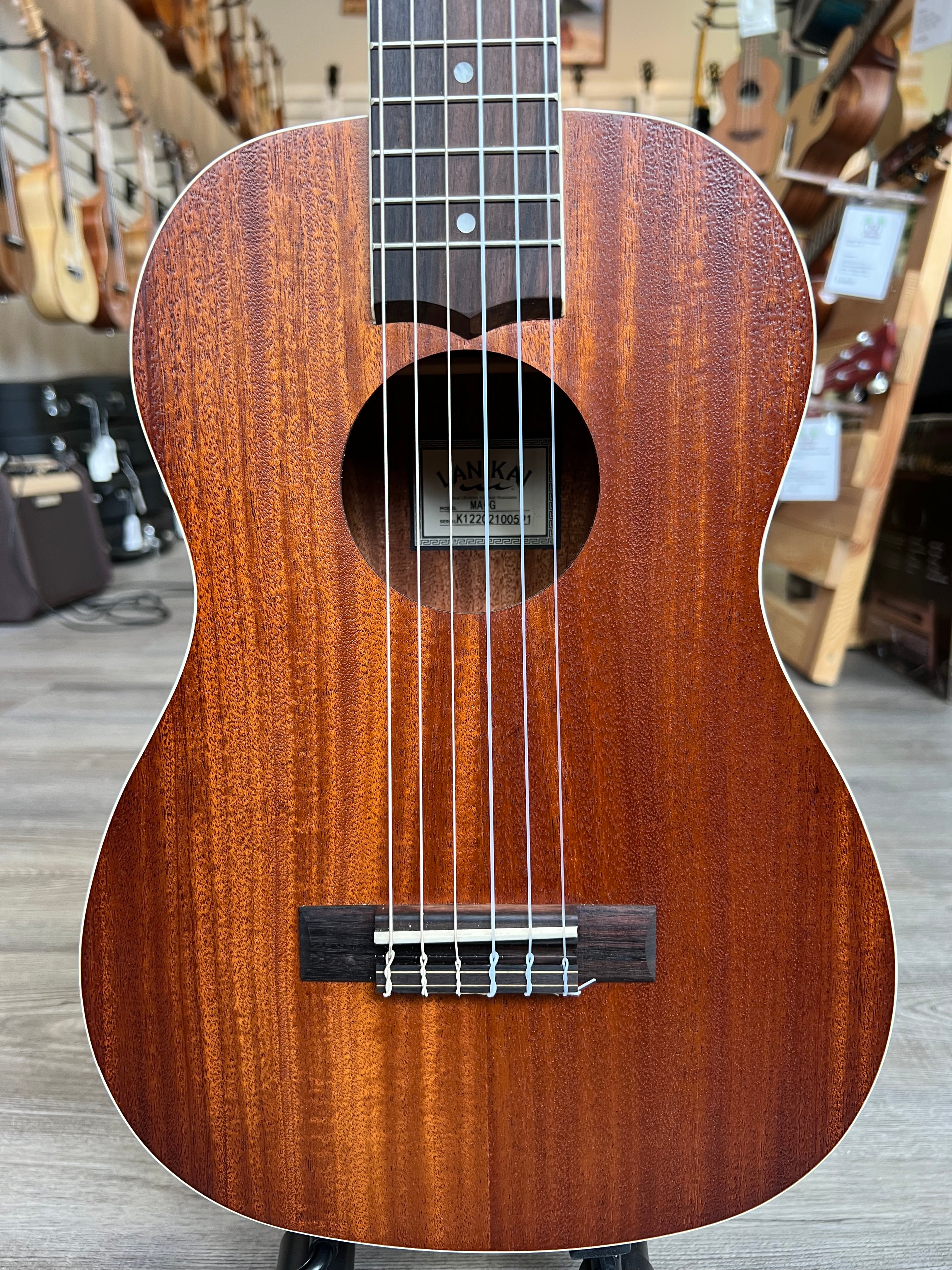 Lanikai MA-G Mahogany 6 String Guitalele w/Case - Guilele