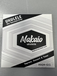 Makaio Fluorocarbon Ukulele Strings - High G Set - Soprano, Concert, T - Aloha City Ukes