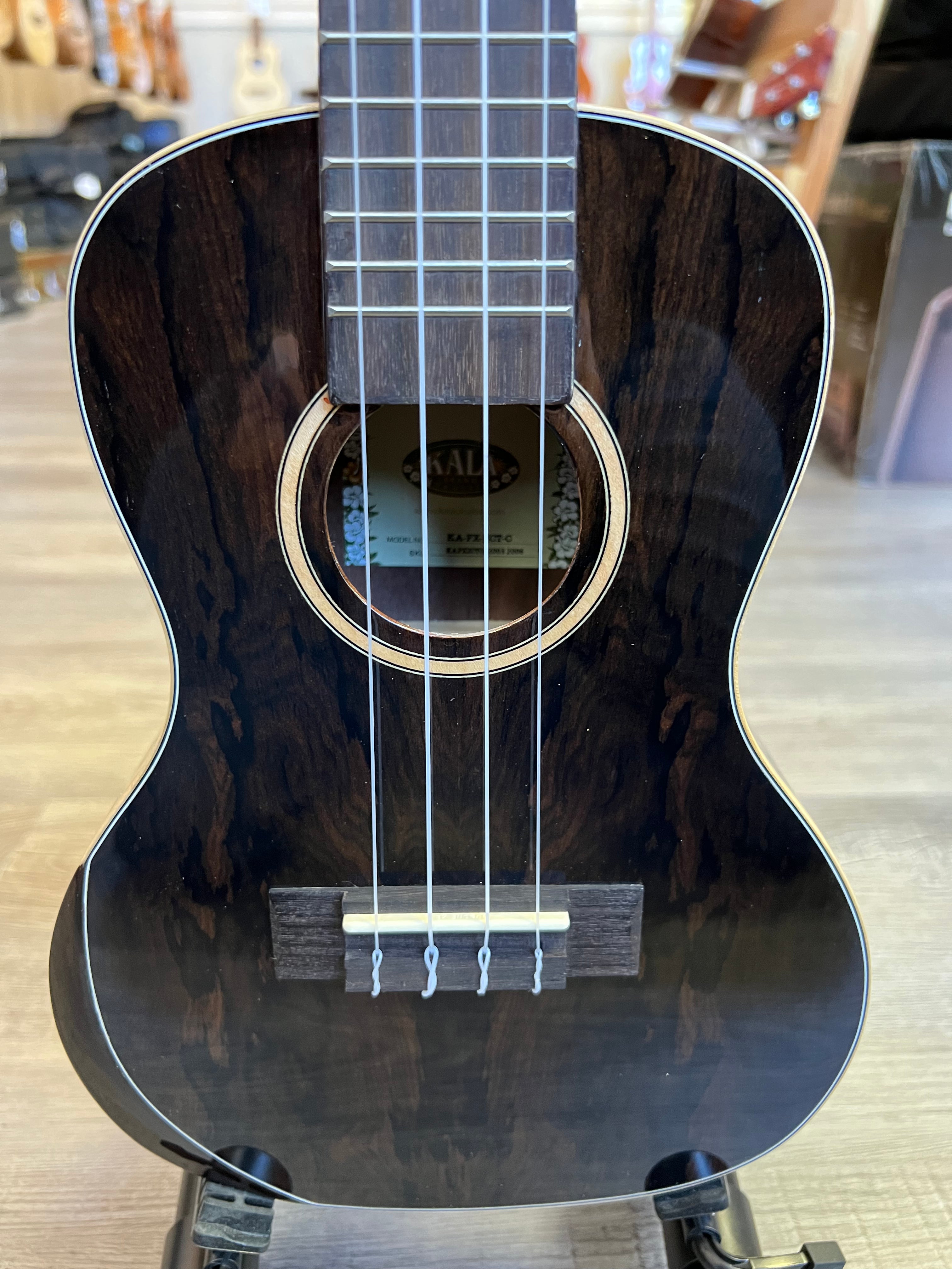 Kala Premier Exotic Bocote Concert Uke, Natural, For Sale