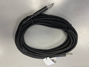 30ft. Braided Instrument Cable Black - Aloha City Ukes